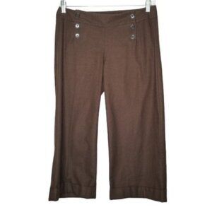 Express Studio Brown Gaucho Sailor Pants